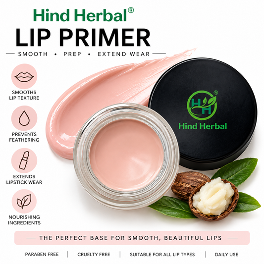 Hind Herbal Eye & Lip Primer A smoothing primer that preps lids and lips for longer-lasting color and crease-free wear Net wt. 0.1 oz. / 3 g
