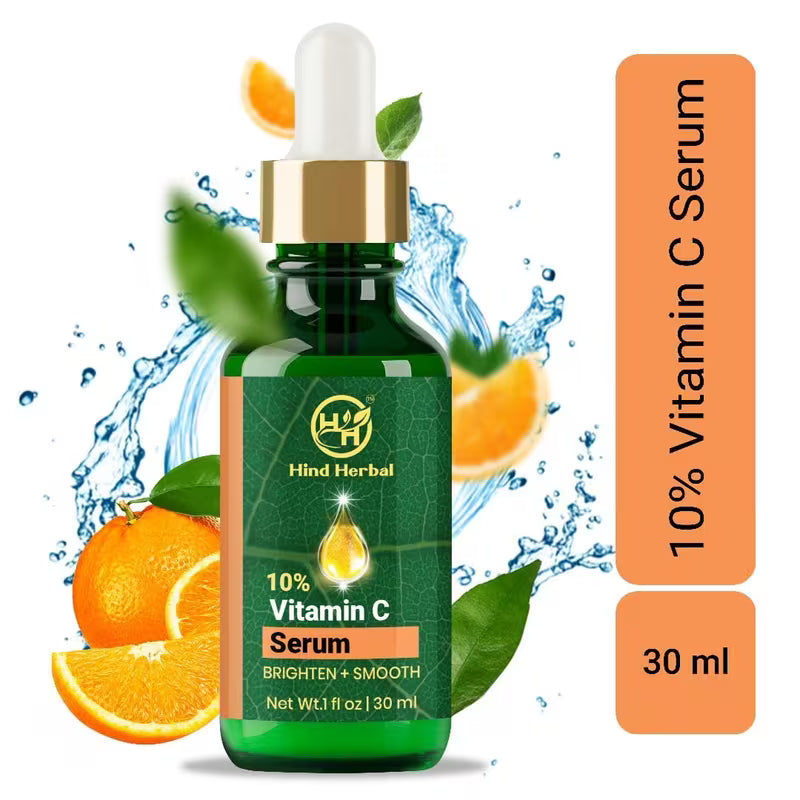Face Serum Set – Hyaluronic Acid, 10% Vitamin C & Retinol Serum (3 Pack) + FREE Foundation SPF 50 – Hydrating, Brightening & Skin Smoothing Skincare