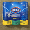New Clorox Disinfecting Cleaning Wipes Crisp Lemon & Fresh Scent 3 Pack 105 Ct