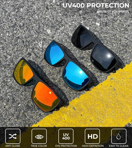 Set Of 3 Polarized Sunglasses Unisex UV Protection Outdoor Sports Driving Shade